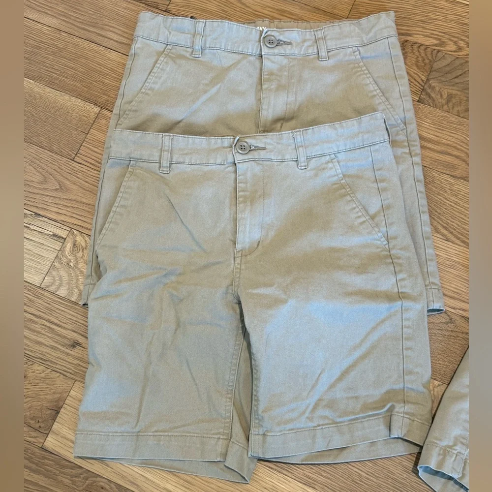 Boys School Uniform Bundle of 4 Khaki Shorts Gap Old Navy 12